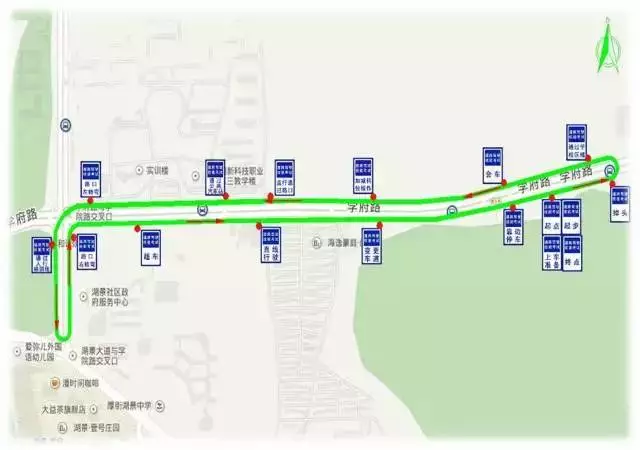 东莞科目三水濂山电子路考路线图!